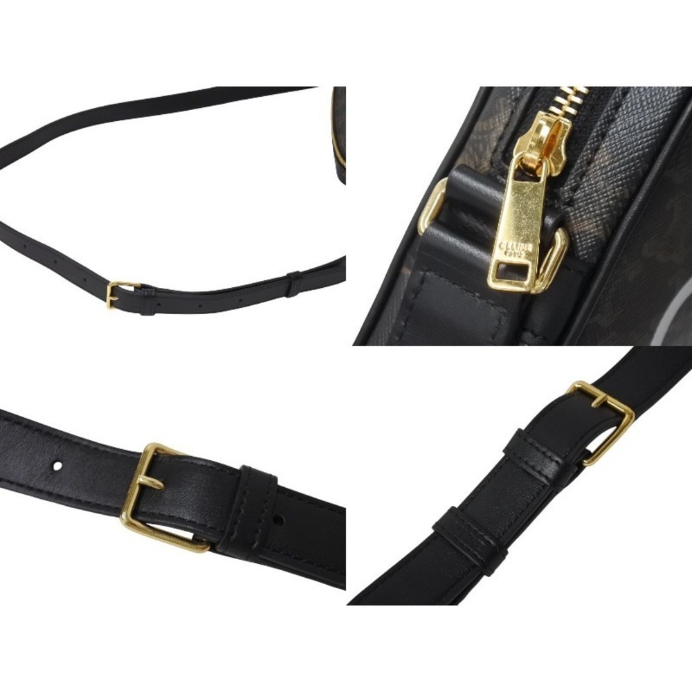 Celine Leather Triomphe Messenger Shoulder Bag - Picture 6 of 9